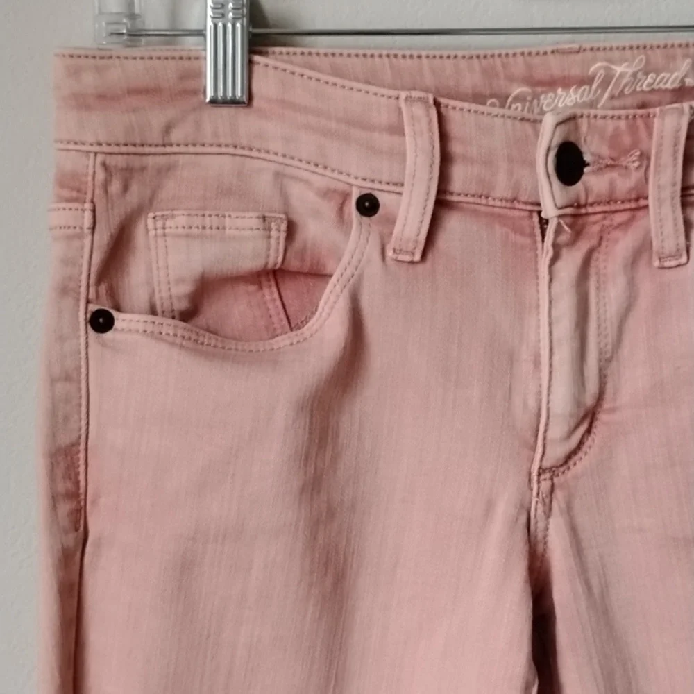 Universal Thread Pink Denim Stretchy Jeans